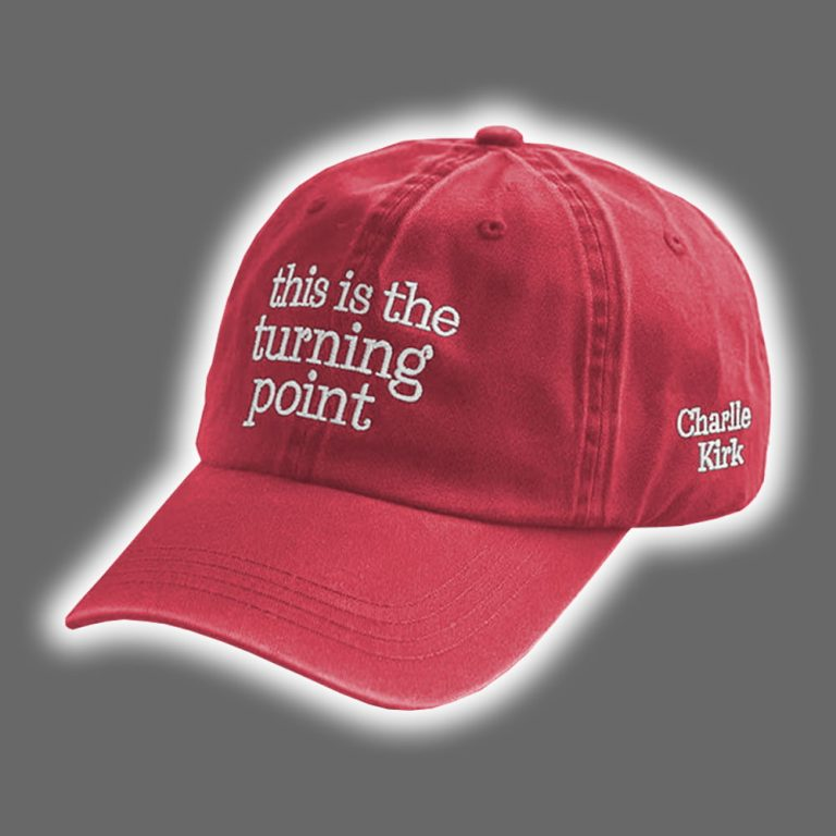 🔥Charlie Kirk "This Is The Turning Point" Embroidered Patriotic Cap