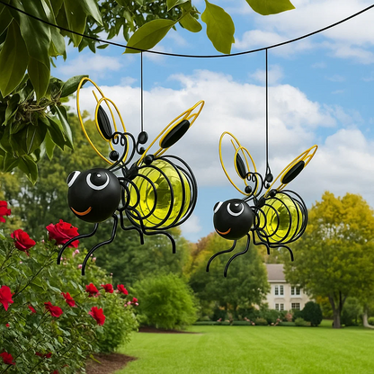 🐞🐝🦋Solar Hanging Insect Simulation Light