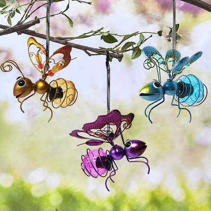 🐞🐝🦋Solar Hanging Insect Simulation Light