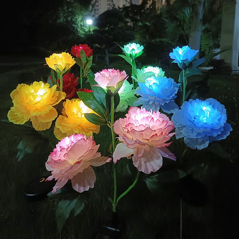 🎁Christmas Hot Sale -49% OFF🎁 - ARTIFICIAL Flower SOLAR GARDEN STAKE LED (🔥BUY 2 FREE 1🔥)