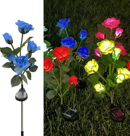 🎁Christmas Hot Sale -49% OFF🎁 - ARTIFICIAL Flower SOLAR GARDEN STAKE LED (🔥BUY 2 FREE 1🔥)