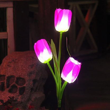 🎁Christmas Hot Sale -49% OFF🎁 - ARTIFICIAL Flower SOLAR GARDEN STAKE LED (🔥BUY 2 FREE 1🔥)