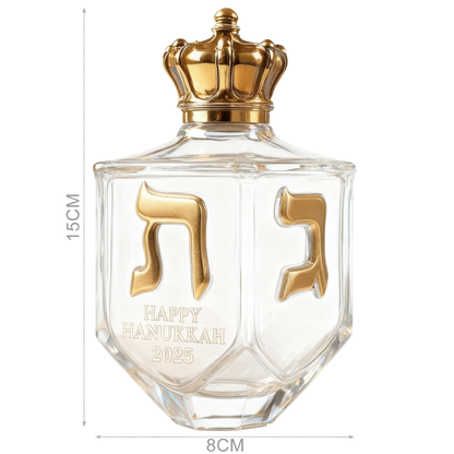 🕎 Hanukkah 2025 Dreidel Whiskey Bottle