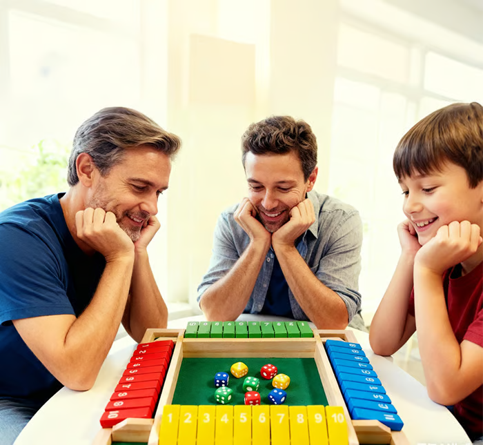 The Box Game - Fun Table Math Game for Adults & Kids