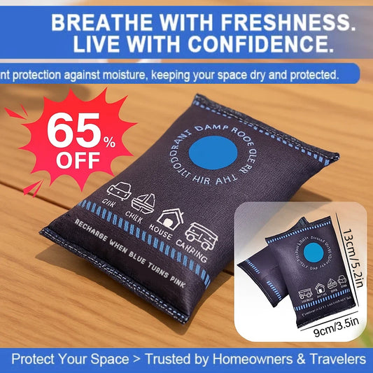 Dehumidification Bag Desiccant🔥Stop Mold at the Source — 100% Reusable.