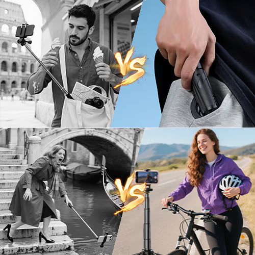 📸 Magnetic Pocket Selfie Stick — Capture Every Perfect Shot Anywhere