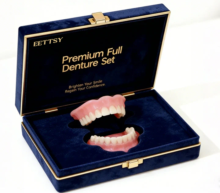 Ends Today: 75% OFF! ⏰EETTSY™ Medical Full Denture with Strong Suctiond Custom-Fit Full Functional Dentures🦷Obtain American Dental Association (ADA) Certification