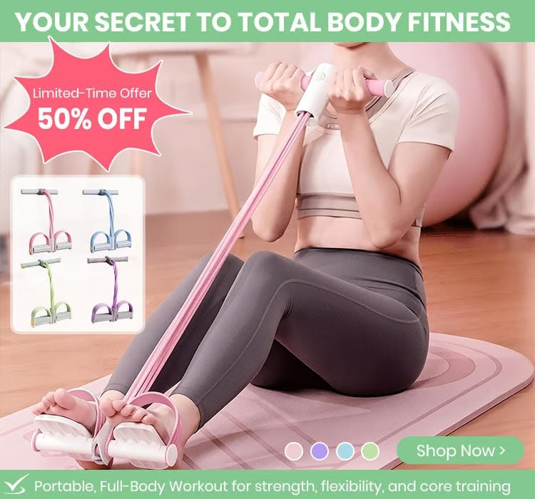 💪 Multifunction Pedal Resistance Band🏋️ 50% OFF FOR A LIMITEDTIME ONLY!