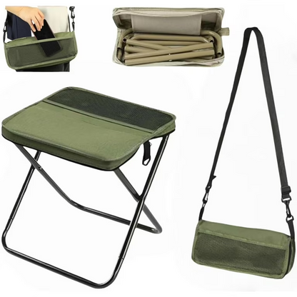 💺Portable Foldable Sling Bag Stool-- Sit Anywhere, Anytime💥No More Standing Around