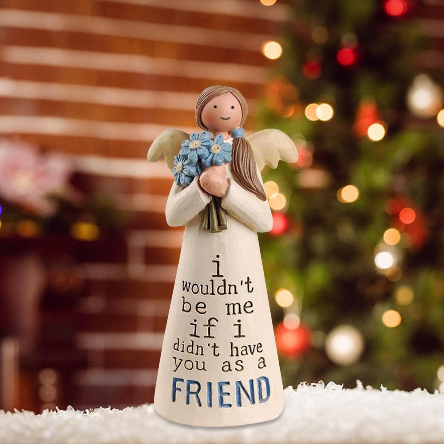 🪽 Handmade Angel Resin Figurine: A Timeless Tribute to Friendship & Sisterhood
