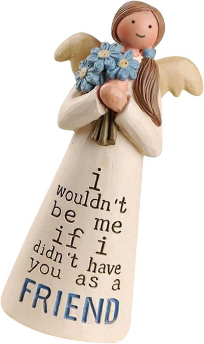 🪽 Handmade Angel Resin Figurine: A Timeless Tribute to Friendship & Sisterhood