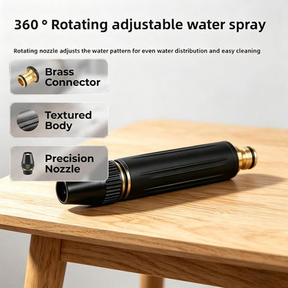 Professional Duty Adjustable Twist Hose Nozzle Jet Sweeper Nozzle🚿cleans dirt, moss, wheels, and floors in seconds