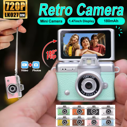 📸Mini Flip Screen Retro Camera--Captur Memories ✨
