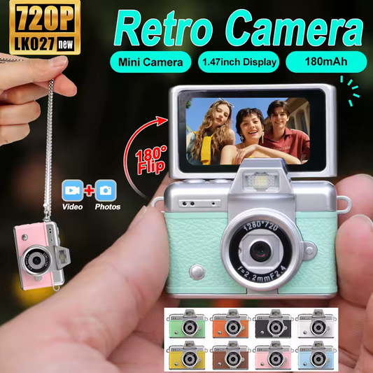 📸Mini Flip Screen Retro Camera--Captur Memories ✨