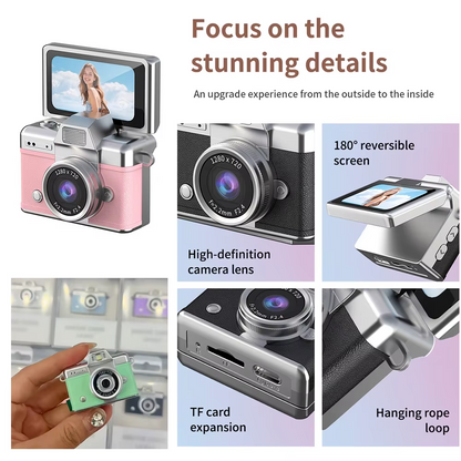 📸Mini Flip Screen Retro Camera--Captur Memories ✨