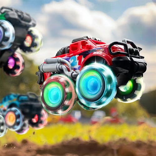 🔥 Glowing Monster Big Foot Stunt Car