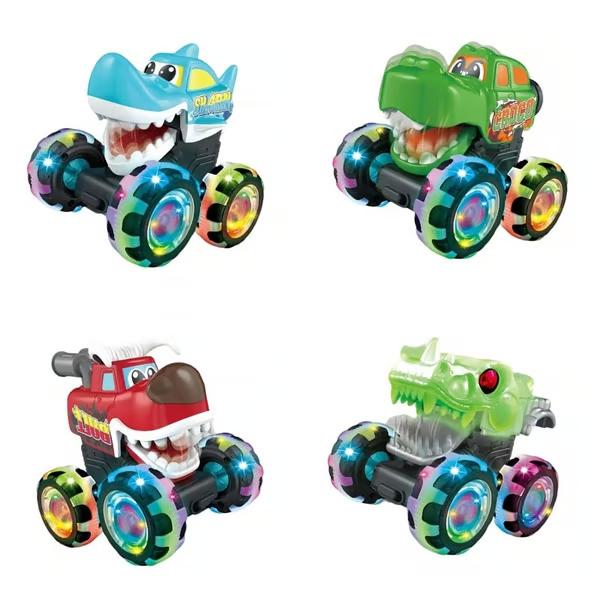 🔥 Glowing Monster Big Foot Stunt Car