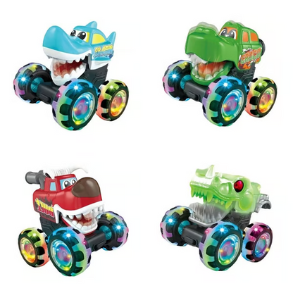 🔥 Glowing Monster Big Foot Stunt Car