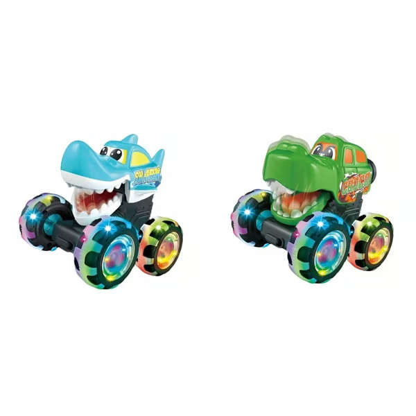 🔥 Glowing Monster Big Foot Stunt Car