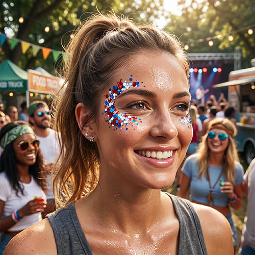 🇺🇸 Patriotic Glitter Stick for Every Patriotic Gathering✨