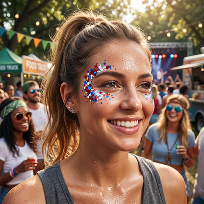 🇺🇸 Patriotic Glitter Stick for Every Patriotic Gathering✨