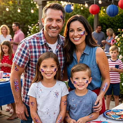 🇺🇸 Patriotic Glitter Stick for Every Patriotic Gathering✨