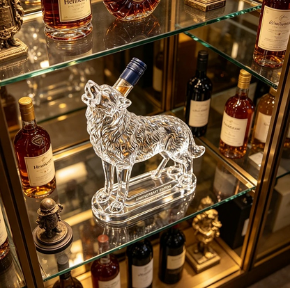 🔥Wolf King Whiskey Decanter🍺Limited edition collectible