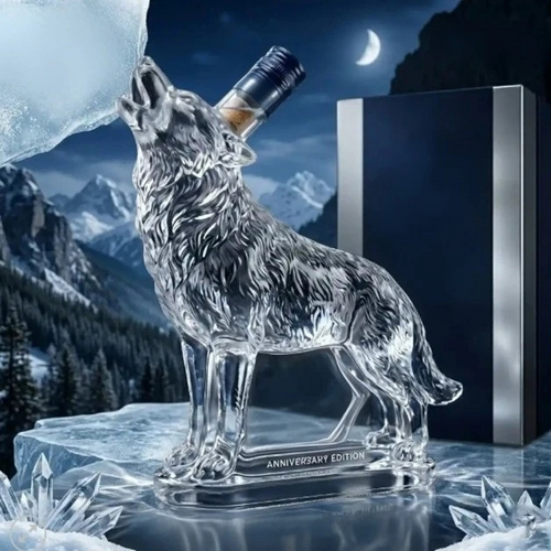 🔥Wolf King Whiskey Decanter🍺Limited edition collectible