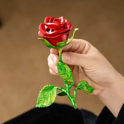 🌹 Vintage Antique Rose-Scented Incense Burner 🧘