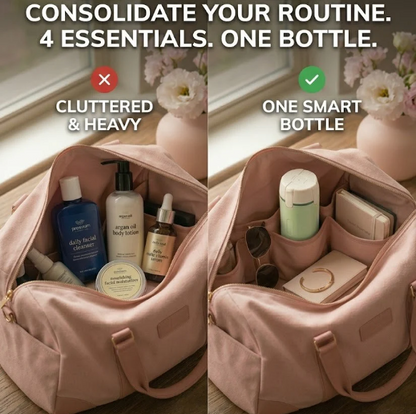 4-in-1 Leakproof Rotatable Travel Dispenser Set