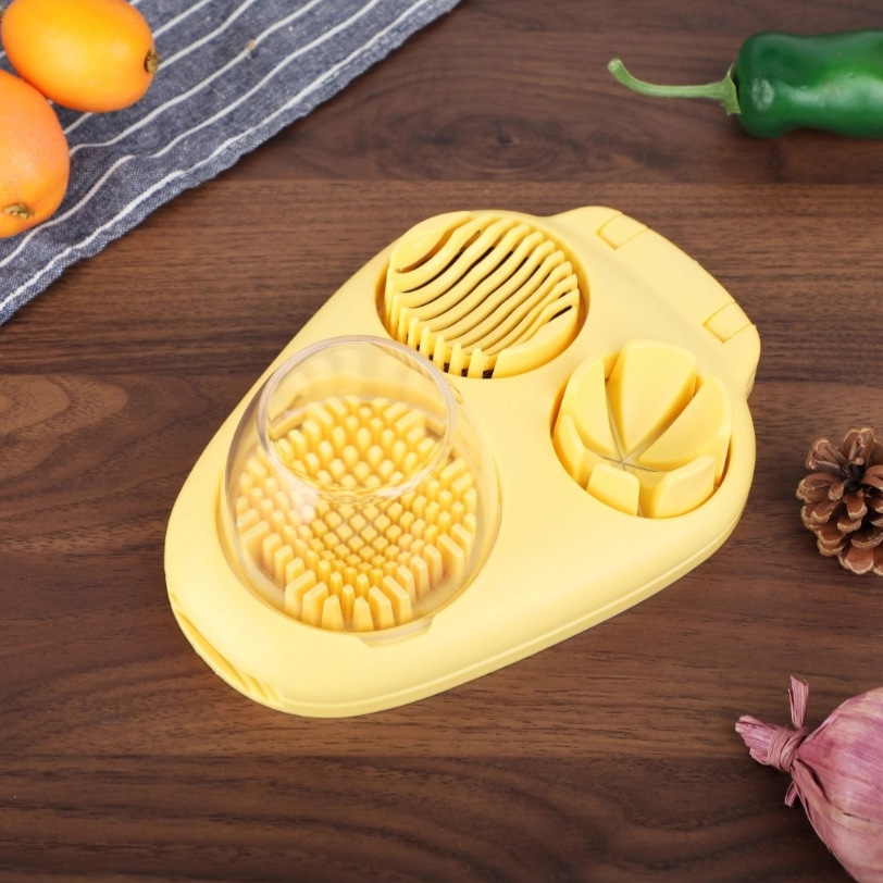 🥚3-in-1 Egg Slicer – Slice, Dice & Cut Perfectly Every Time