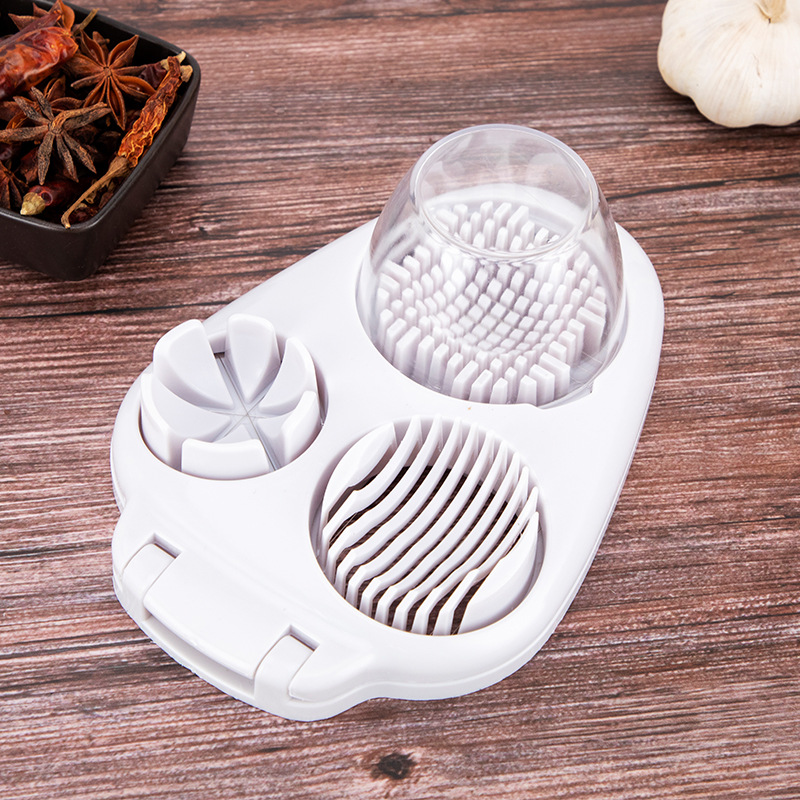 🥚3-in-1 Egg Slicer – Slice, Dice & Cut Perfectly Every Time