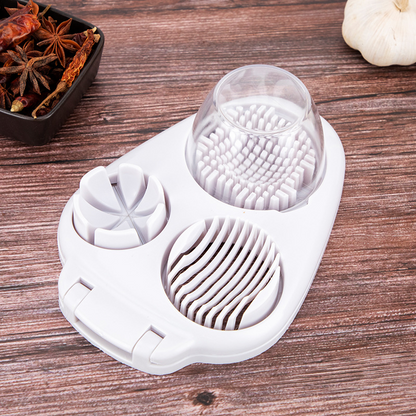 🥚3-in-1 Egg Slicer – Slice, Dice & Cut Perfectly Every Time