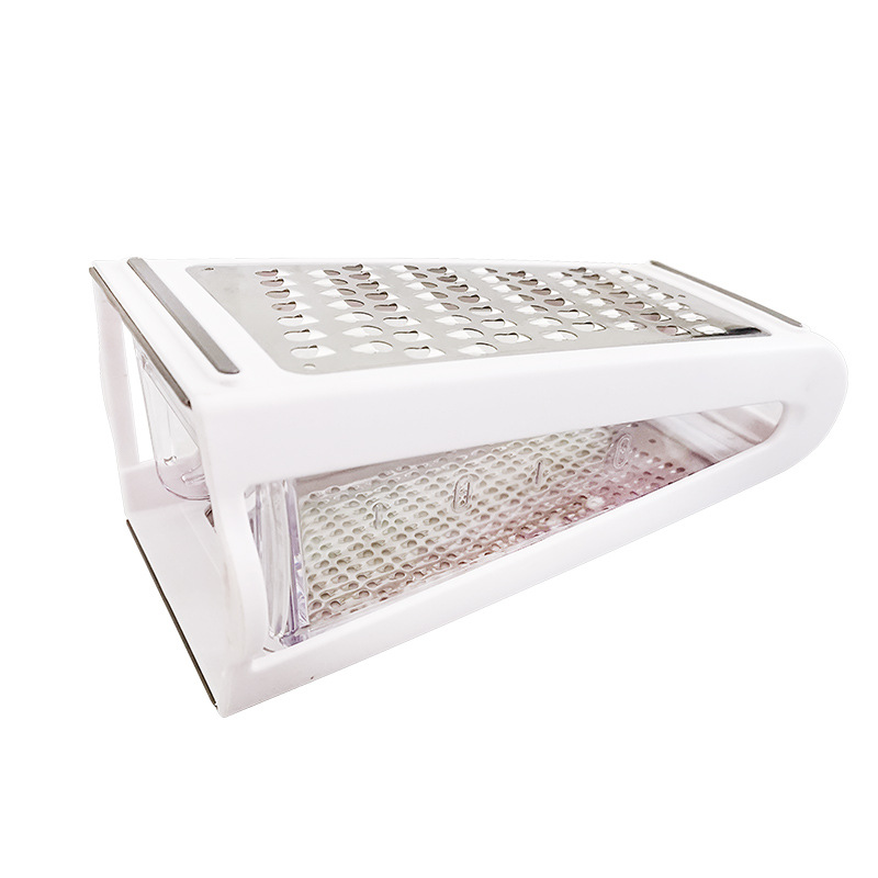 🧀 2-in-1 Cheese Grater Box – Dual-Sided Stainless Steel Grater
