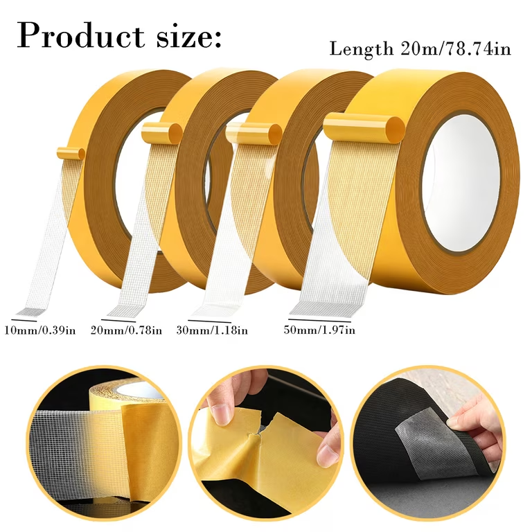 🔥 Ultra Strong Waterproof Grid Double-Sided Mounting Tape