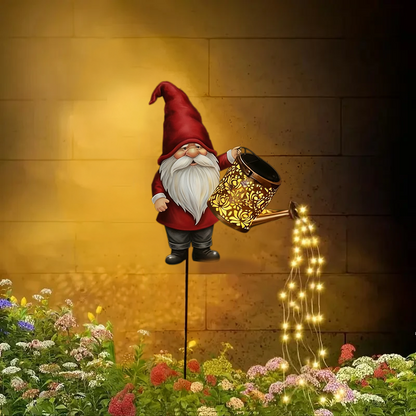 Christmas dwarf solar kettle lamp