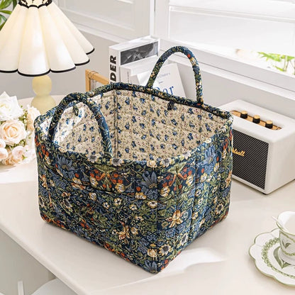 Boho Fabric Storage Basket