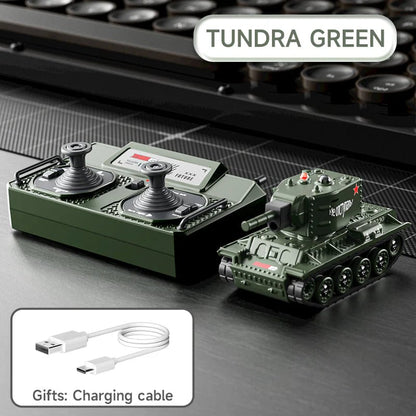 🎁Hot Sale 49% Off  -Mini RC Battle Tank with Infrared Combat & Rotating Turret