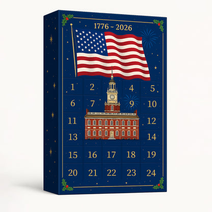 🗽 250 Jahre Freiheit – Patriotische Countdown-Box 🦅
