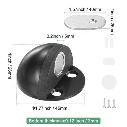 🔥HOT SALE🔥Hidden Stainless Steel Rubber Dual-use Door Stopper Door Holders