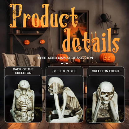 Last day 50% OFF- Halloween Decor (Set of 3 Skeleton)