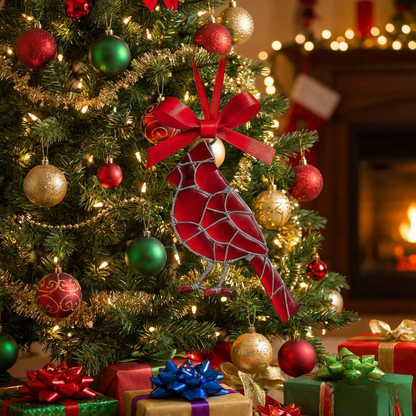 Handmade Sea Glass Bird Ornament