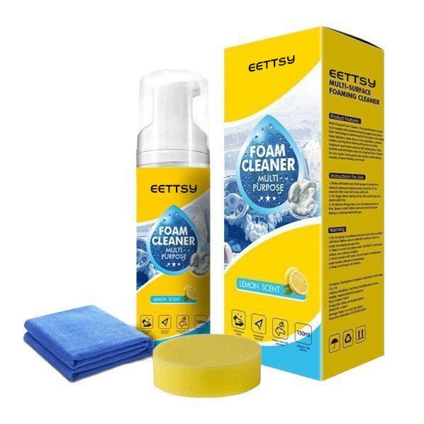 Foam No-Rinse Cleaner🧼 Multi-Surface & Truly No-Rinse Convenience