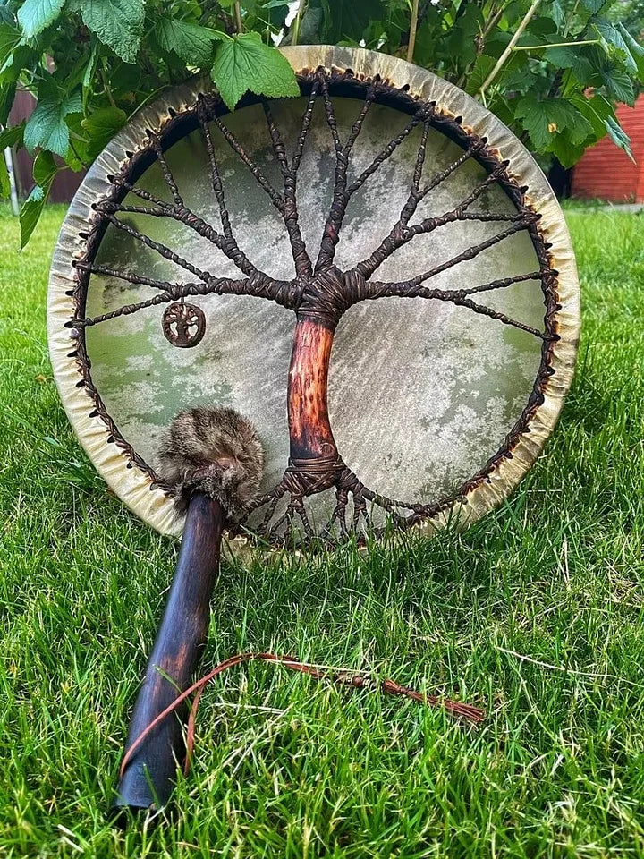 Shaman drum "Tree of life" Siberian drum Spirit music