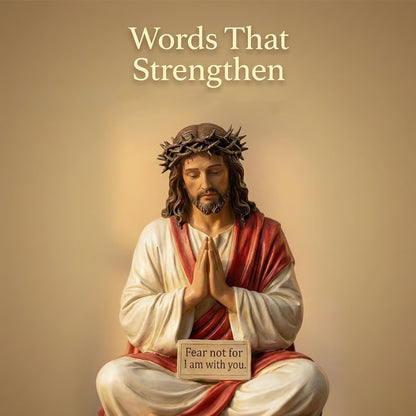 🔥LAST DAY 50% OFF - ✨Handcrafted Jesus Figurine ✝️Peaceful Desk Companions🙏