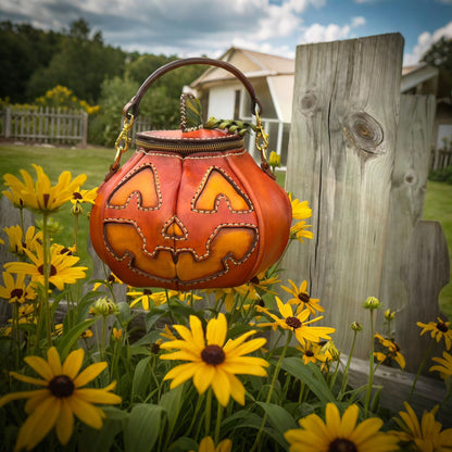 🔥Last Day 70% OFF - 🎃The Great Purely handmade leather Pumpkin Bag(✨Same as in the video)