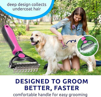 🔥Last Day 60% OFF✨Professional Deshedding Tool For Dogs And Cats🐶🐱