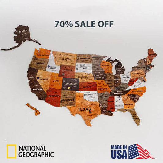 The United States  Map Puzzle Full Packed