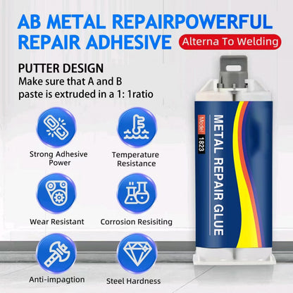 🛠️Industrial-Strength AB Metal Repair Adhesive🔧