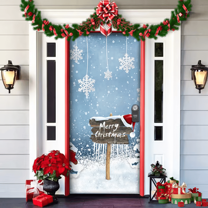 🌟🌟2025 Christmas and Halloween front door decoration